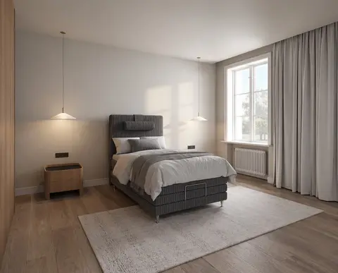 Tårs Elevationsseng Mørk fra SengeSnedkeren
