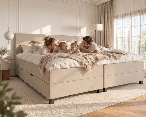 Hørsholm Familieseng Med Opbevaring fra SengeSnedkeren