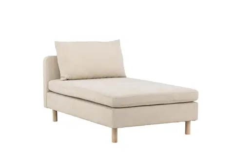VENTURE DESIGN Zero daybed beige polyester og natur gummitræ fra Boboonline.dk
