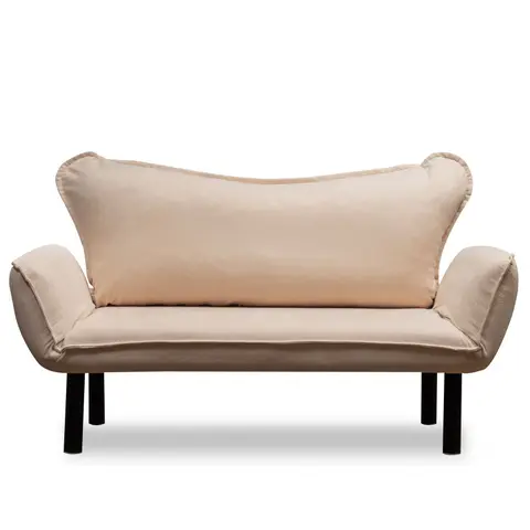 NORDVÄRK Chatto 2 pers. sovesofa creme polyester og plast fra Boboonline.dk