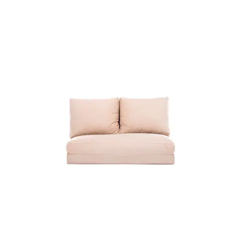 NORDVÄRK Taida 2 pers. sovesofa creme polyester stof fra Boboonline.dk