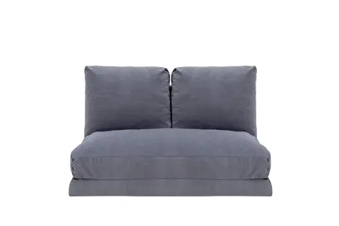 NORDVÄRK Taida 2 pers. sovesofa grå polyester stof fra Boboonline.dk