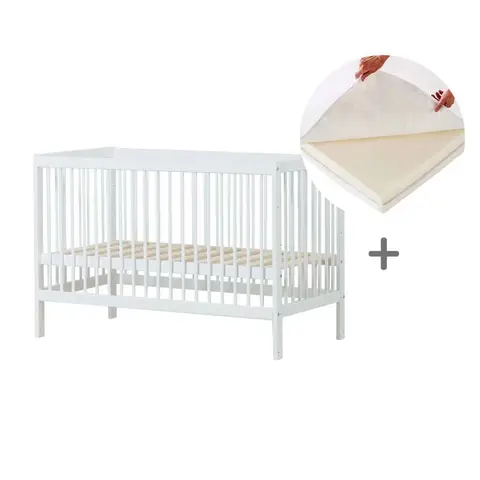 Hoppekids IDA-MARIE Bundle Babyseng m. Hørmadras fra Mammashop