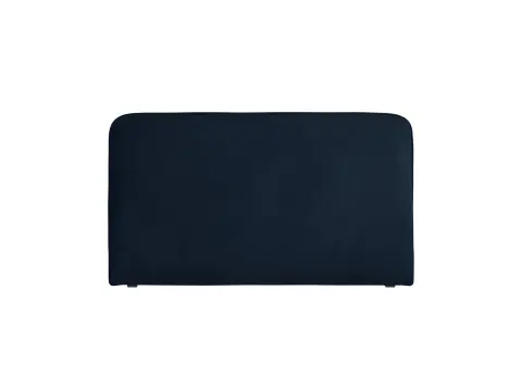 Sengegavl Micadoni Jamie 140 cm mørkeblå Paris velour ×8 cm fra Likehome.dk