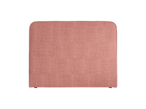 Sengegavl / hovedgavl Micadoni Jamie rød strukturvævet polyester Easy to Clean vandafvisende fra Likehome.dk