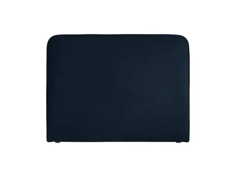 Polstret sengegavl Micadoni Jamie velour mørkeblå Paris Deep Blue fra Likehome.dk