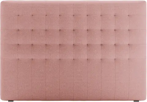 Sengegavl Micadoni Nova polstret Liberty 16 strukturstof, rosa, ×10 cm fra Likehome.dk