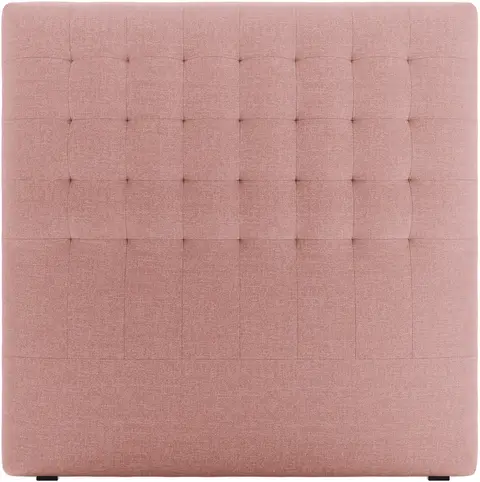 Sengegavl polstret Micadoni Nova rosa strukturstof Liberty 16 fra Likehome.dk