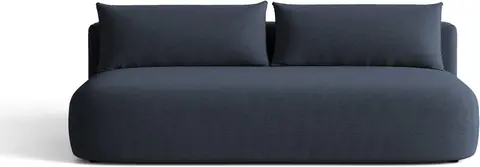 Sovesofa Micadoni Hena 3-personers, kongeblå moly-chenille, liggemål , indbygget opbevaring, vandafvisende strukturstof fra Likehome.dk