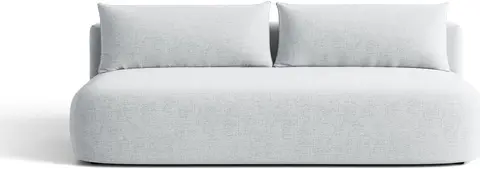 Sovesofa Micadoni Hena 3-personers lys grå chenille strukturstof, sovefunktion , opbevaring fra Likehome.dk