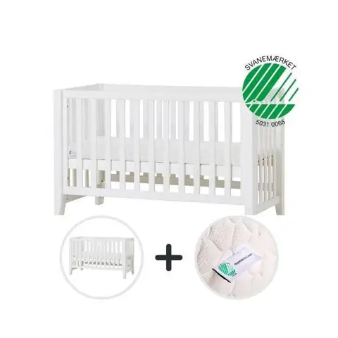Hoppekids ANTON Babyseng inkl. ECO Dream Madras fra Loukrudt
