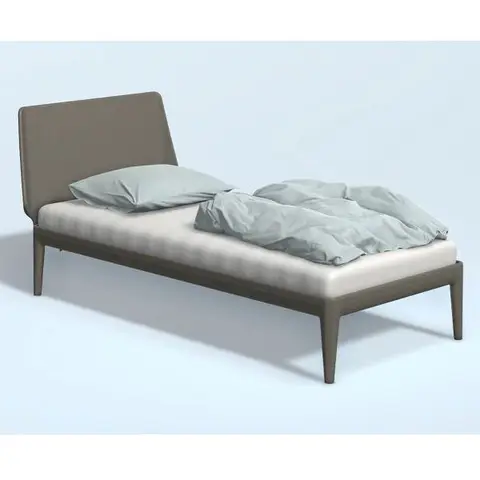 Auping Essential sengeramme Warm Grey Høj model fra Erling Christensen Møbler