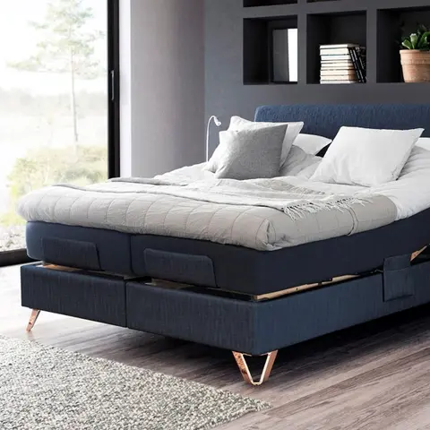 Jensen Prestige Aqtive 2 elevationsseng Sleep III Antracitgrå fra Erling Christensen Møbler