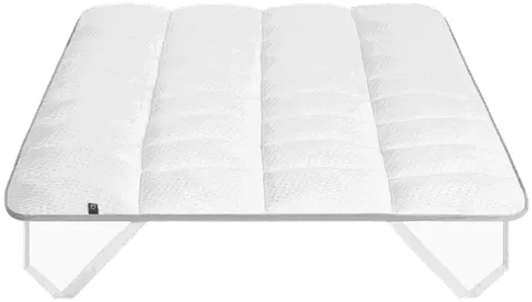 Topmadras Kave Home Freya memoryskum & akrylfibre hvid Santized Oeko-Tex fra Likehome.dk