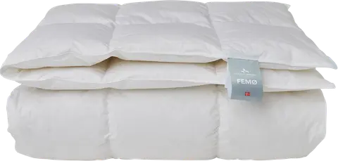 Vinterdyne Quilts of Denmark FEMØ , 550 g moskusdun Cambric bomuld OEKO-TEX® NOMITE Downpass fra Likehome.dk