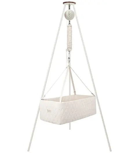 Moonboon Vugge Classic Bundle Nature/Hvid fra Kids-world